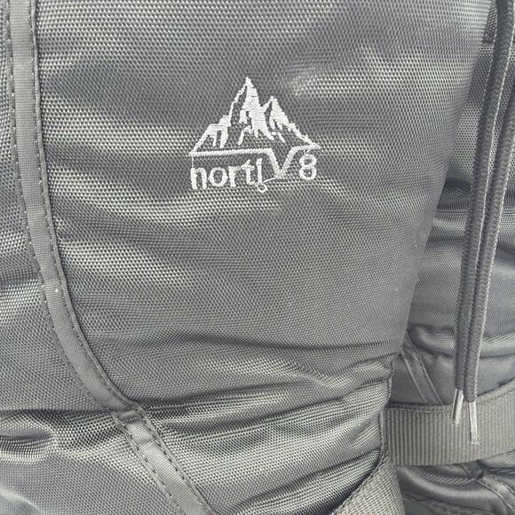 Nortiv8 Quebec Insulated Hiking Snow Winter Men's Boots sz 10 Black 200g - Picture 2 of 8